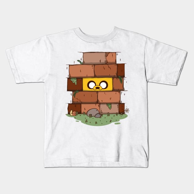 Adventure Time - Another Brick On The Wall Kids T-Shirt by gseignemartin